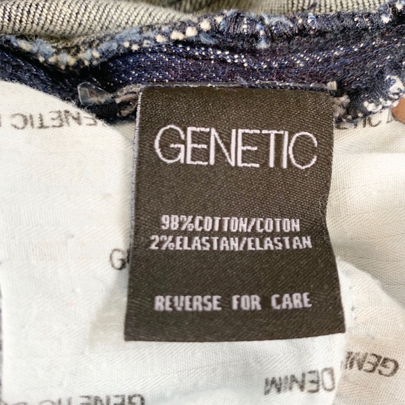 GENETIC DENIM Soma Moto Skinny Jean in Apex Sz 28 - Picture 7 of 8